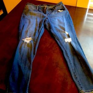 Torrid size 14R Premium Distressed Skinny Jeans